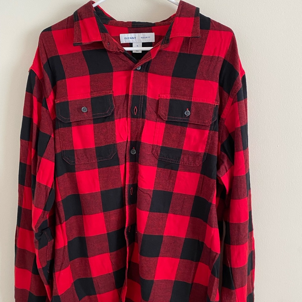 Old Navy Red Flannel